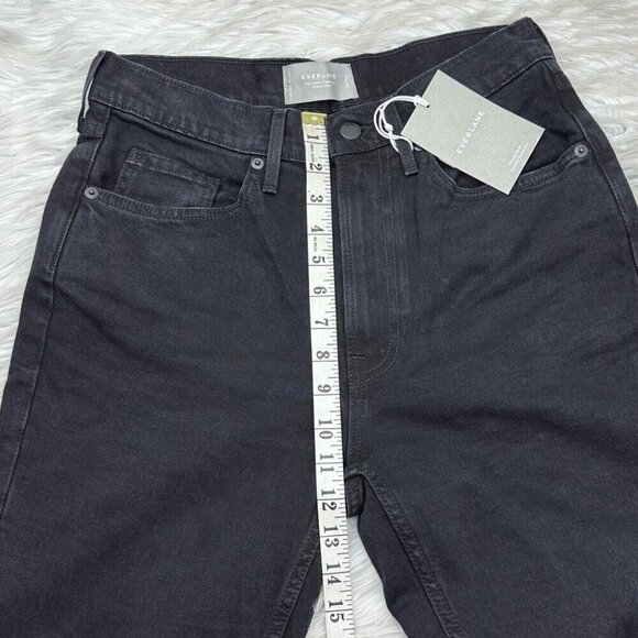 Everlane Women's NWT Coal Black The Original Cheeky‎ Minimalist Jean W28/L25.5 - Picture 8 of 10